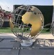 廣場釬拓雕塑不銹鋼地球儀-轉動鏤空球產品圖