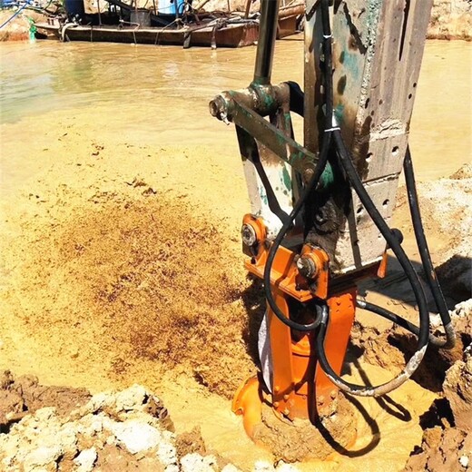 挖机改装铰吸抽沙泵300方流量液压抽沙泵,挖机吸沙泵