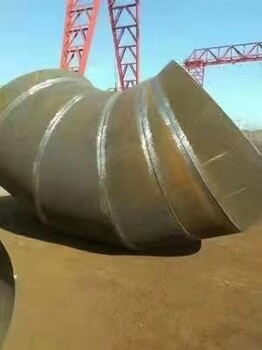 黑龙江环氧煤沥青防腐大口径对焊弯头三头尺寸
