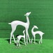 湖北孝感玻璃钢鹿草坪绿化装饰抽象鹿