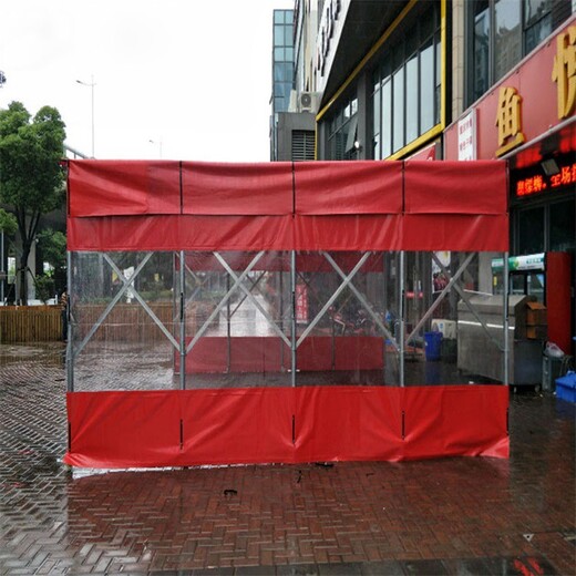 深圳光明新区家用大排档雨棚夜宵蓬餐饮篷移动雨棚,移动雨棚
