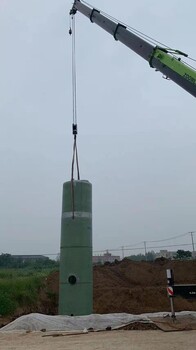 广东陆丰一体化预制泵站玻璃钢