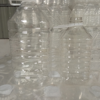 宣城塑料包装5L食用油壶,定制透明塑料瓶