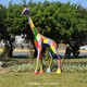 重庆不锈钢长颈鹿雕塑图