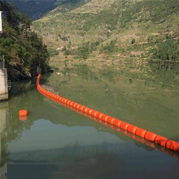 翔宇河道建桥施工危险警示拦船塑料浮筒