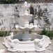 吴忠工业汉白玉石雕喷泉雕塑厂家,汉白玉喷泉
