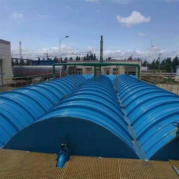 三江环保污水处理厂盖板玻璃钢盖板污水池加盖厂家