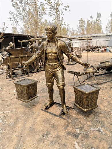 北京劳动人物农耕文化雕塑报价,农耕主题雕塑