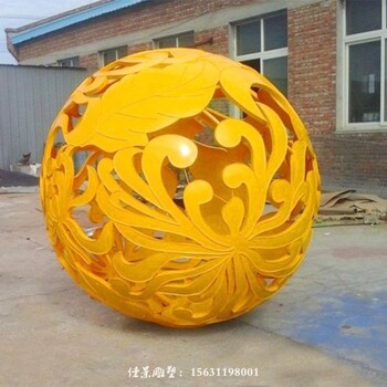 朝阳承接不锈钢镂空球雕塑