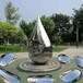 怀化不锈钢水滴雕塑报价,城市景观