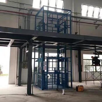 钢结构工厂仓库5吨无机房货梯厂家供应,车间电动高空装卸平台