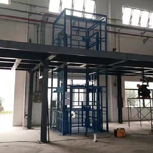 钢结构工厂仓库无机房货梯厂家-车间电动高空装卸平台