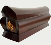 红木龙凤浮雕棺材红木骨灰盒棺材寿盒防潮厂家