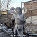 唐山定制财神佛像雕塑规格,土地公寺庙雕塑