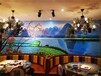 餐厅包房墙绘中式手绘艺术南京新视角彩绘工作室专职画师