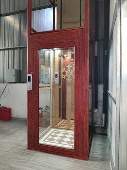 丹东市厂家定制安装二三四五层家用电梯导轨式家用电梯家用楼房提升机