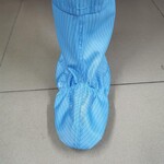防静电PVC绿底无尘室长筒鞋套可重复水洗可非标定制