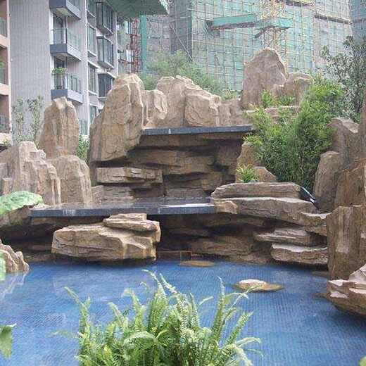 武威小型假山制作-武威假山喷泉