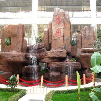 汉沽景观雕塑施工团队-汉沽景观塑石精雕细琢