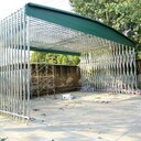 河源連平縣倉儲戶(hù)外大排檔棚移動(dòng)雨棚物流倉庫電動(dòng)推拉蓬
