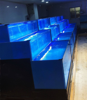 百佳海鲜池广州海鲜池制冷机,pvc板海鲜池