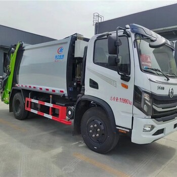 程力牌藍(lán)牌壓縮垃圾車,綠化垃圾運(yùn)輸專用車