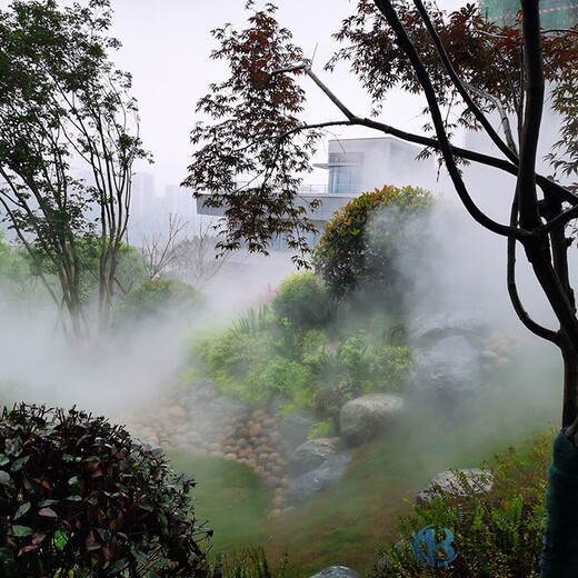 小型喷雾造景尺寸,雾森景观系统