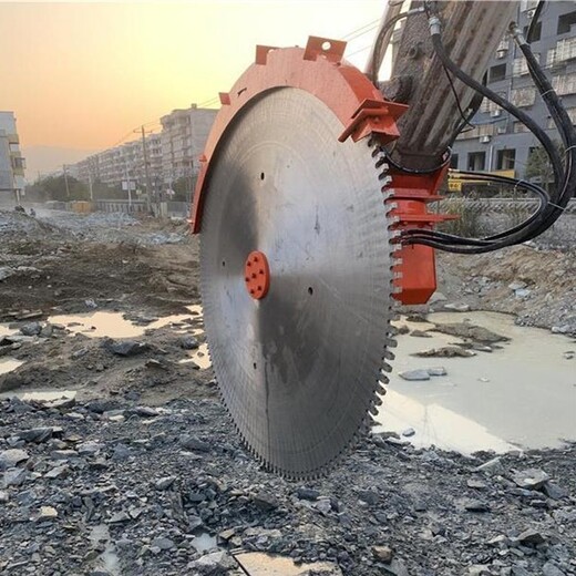 新疆生产挖机开采锯厂家,大理石锯