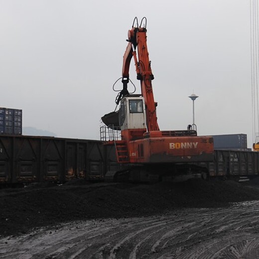 黑龙江邦力挖掘机加高底盘,加高挖掘机火车卸煤