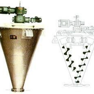 衢州长期回收双螺旋混合机,干粉双螺旋混合机图片2
