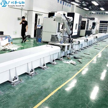 静海多功能广州第七轴机器人地轨报价上下料机器人第七轴