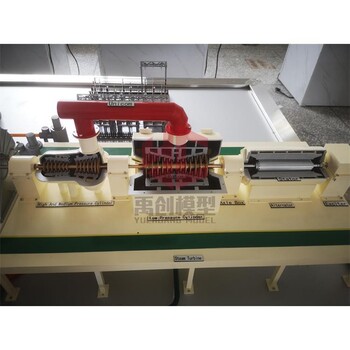 汽轮机组模拟模型济南航空发动机模型厂家供应