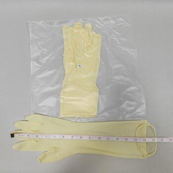 立包加长加厚防滑灭菌16寸乳胶手套