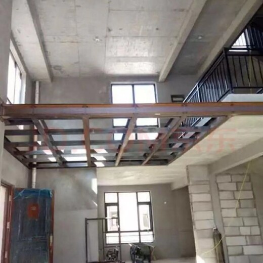 惠州钢结构阁楼平台隔层加层建造,钢结构隔层