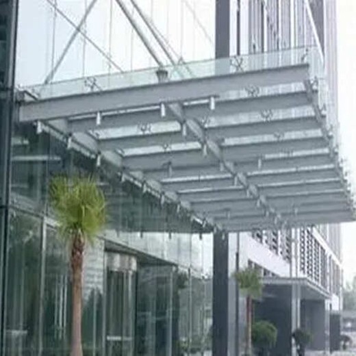 天津北辰生产玻璃雨棚公司
