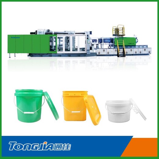 塑料塑料圆桶注塑机生产设备通佳涂料桶生产设备设备