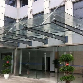 天津河西定制玻璃雨棚公司