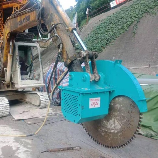 石家庄生产挖机改装岩石锯保养液压锯