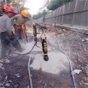 廣西來賓開山機巖石分裂機破石機柴油分裂機