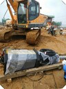 重慶江津開山機巖石分裂機劈裂棒柴油分裂機