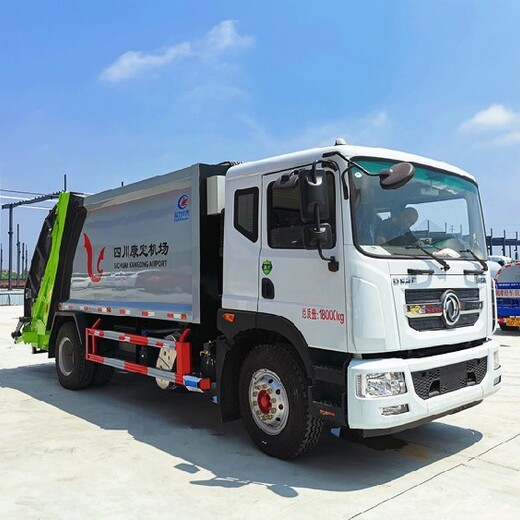 鹤壁10吨压缩式垃圾车供应商侧装式压缩垃圾车