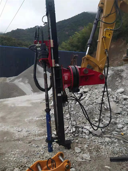 眉山小型挖机改装液压凿岩钻机