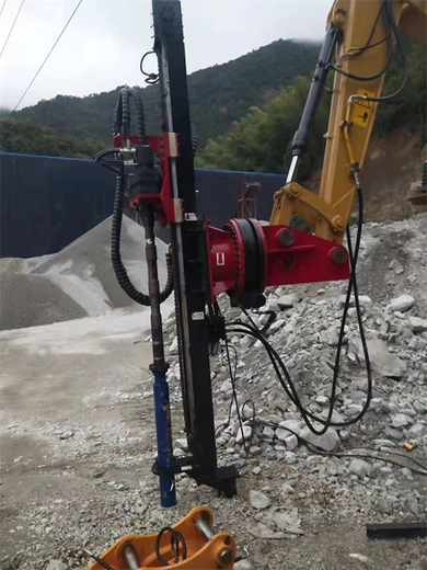 襄樊小型挖机改装液压凿岩钻机