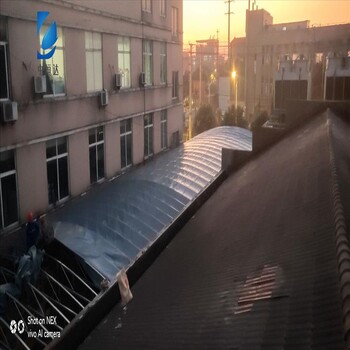 漯河钢结构推拉雨棚现货供应,小区折叠伸缩帐篷