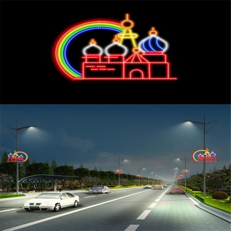 铁架中国结街道装饰灯商业街亮化街道跨街灯,道路亮化