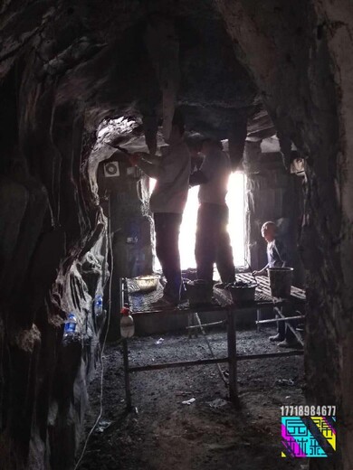 锦彩园林人造洞穴房,扬州定制水泥溶洞施工洞穴房岩洞仿真山洞施工