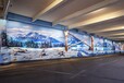 地下车库彩画创意壁画手绘南京墙绘工作室新视角艺术