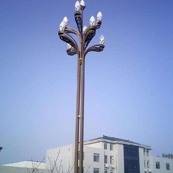 四平公主岭市玉兰灯生产厂家12米10米玉兰灯多少钱