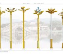 阿坝壤塘县广场景观玉兰灯8米9米出厂价一整套图片