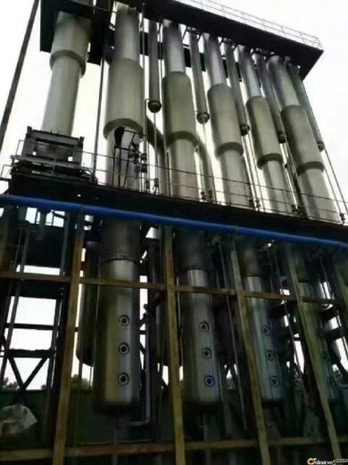 宜春市回收MVR蒸发器收购钛材强制循环蒸发器